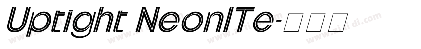 Uptight NeonlTe字体转换
